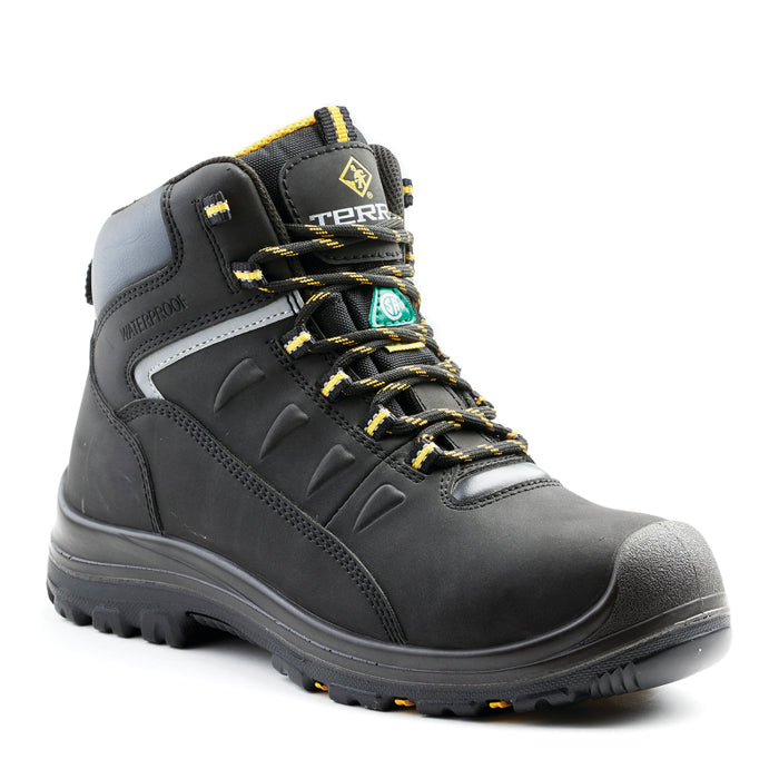 Terra® Men's Findlay 6" Waterproof Composite Toe Safety Work Boot - Black - R5205B