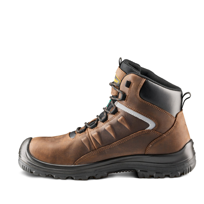 Terra® Men's Findlay 6" Waterproof Composite Toe Safety Work Boot - Dark Brown - 1318DB