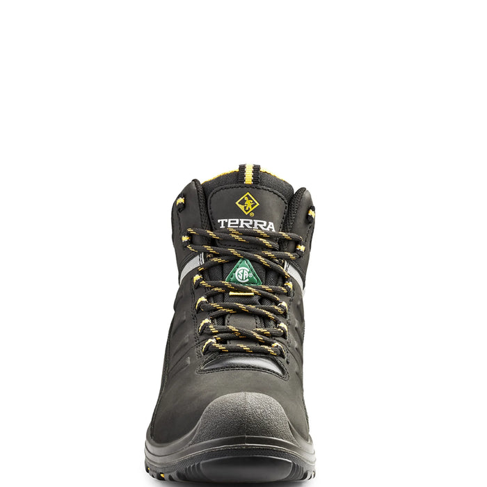 Terra® Men's Findlay 6" Waterproof Composite Toe Safety Work Boot - Black - R5205B