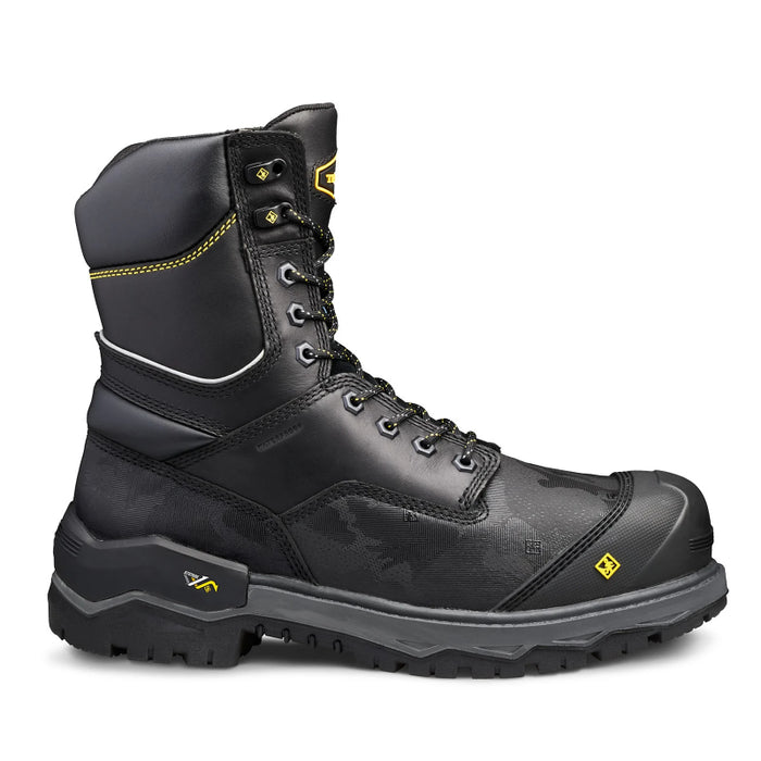 Terra® Men's Gantry 8" Waterproof Nano Composite Toe Safety Work Boot - Black - 4NRQBK