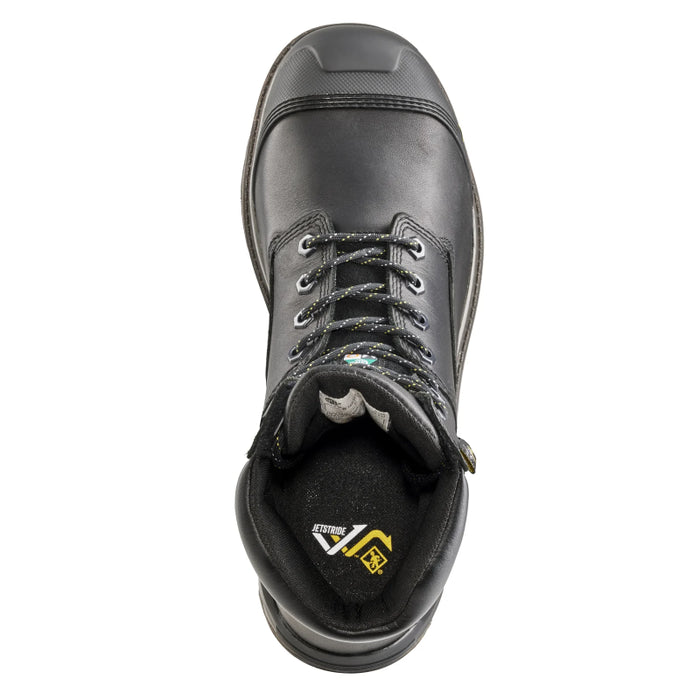 Terra® Men's Gantry 8" Waterproof Nano Composite Toe Safety Work Boot with Internal Met Guard - Black - 839CBK