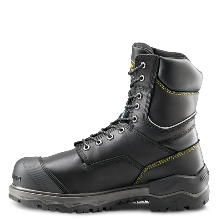 Terra® Men's Gantry 8" Waterproof Nano Composite Toe Safety Work Boot with Internal Met Guard - Black - 839CBK
