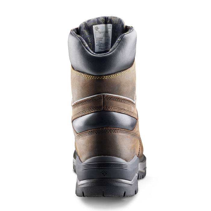 Terra® Men's Gantry LXI 400g 8" Waterproof Composite Toe Safety Work Boot - Dark Brown - 8398DB