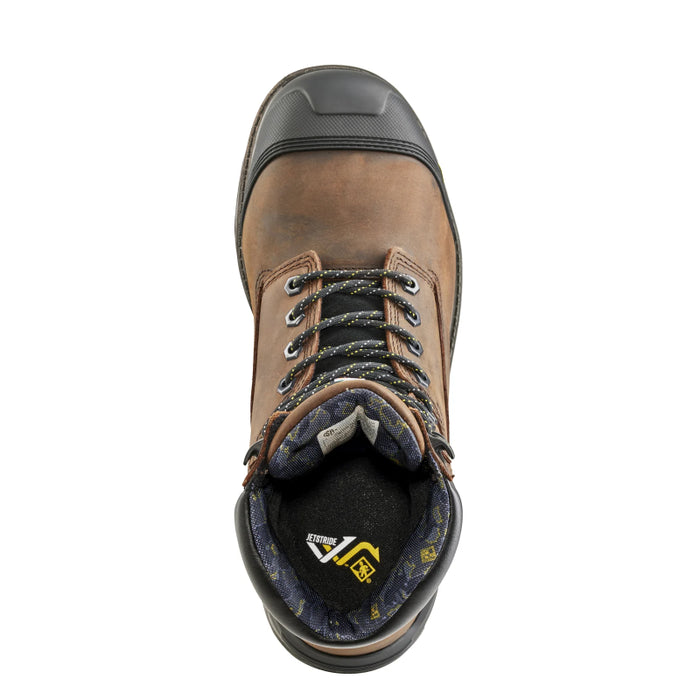 Terra® Men's Gantry LXI 400g 8" Waterproof Composite Toe Safety Work Boot - Dark Brown - 8398DB