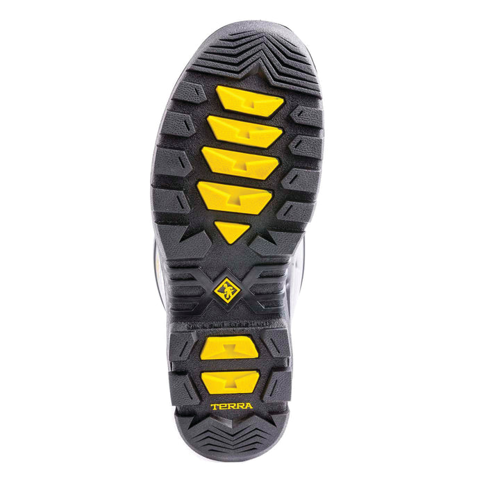 Terra® Men's  Narvik Composite Toe Safety Work Boot with Internal Met Guard - Black - R3001B