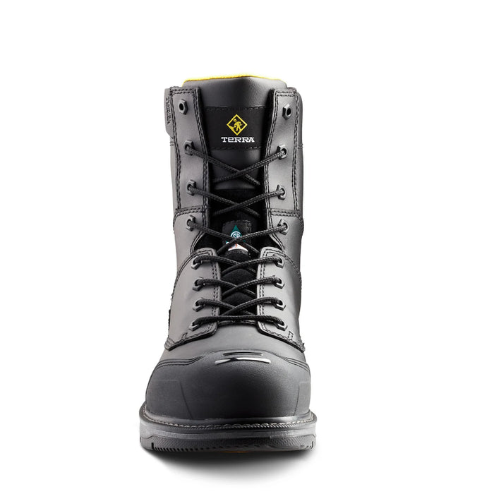 Terra® Men's Patton 8" Aluminum Toe Safety Work Boot - 4NS5