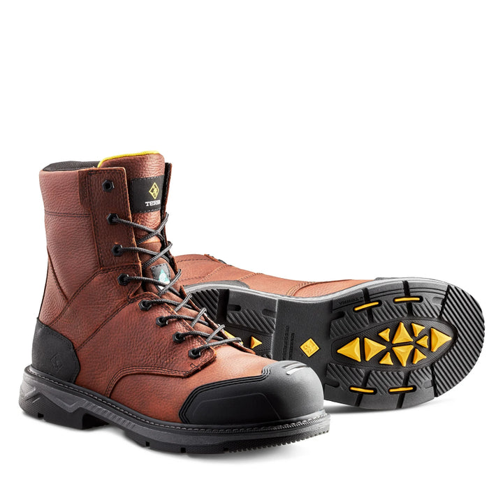 Terra® Men's Patton 8" Aluminum Toe Safety Work Boot - 4NS5