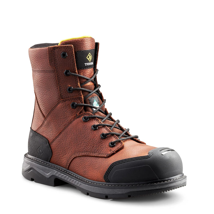 Terra® Men's Patton 8" Aluminum Toe Safety Work Boot - 4NS5