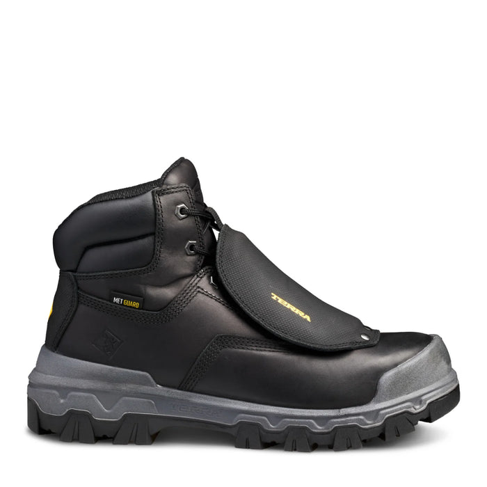 Terra® Men's Sentry 2020 6" Nano Composite Toe Safety Work Boot with External Met Guard - Black - 4NRXBK
