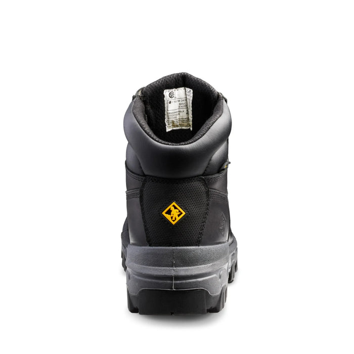 Terra® Men's Sentry 2020 6" Nano Composite Toe Safety Work Boot with Internal Met Guard - Black - 4NRWBK