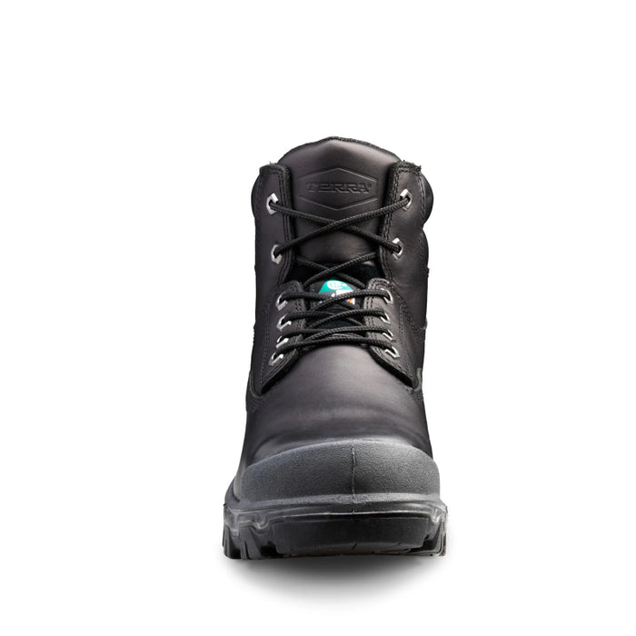 Terra® Men's Sentry 2020 6" Nano Composite Toe Safety Work Boot with Internal Met Guard - Black - 4NRWBK