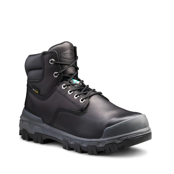 Terra® Men's Sentry 2020 6" Nano Composite Toe Safety Work Boot with Internal Met Guard - Black - 4NRWBK