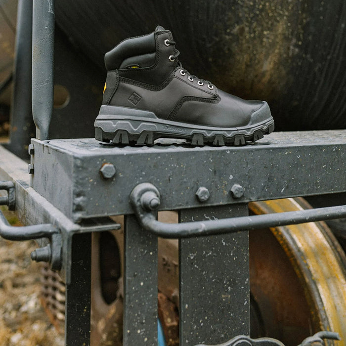 Terra® Men's Sentry 2020 6" Nano Composite Toe Safety Work Boot with Internal Met Guard - Black - 4NRWBK