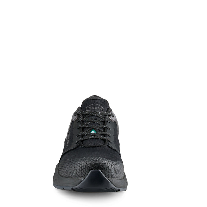 Terra® Men's Vector Composite Toe Athletic Safety Work Shoe - Black - 1298BK