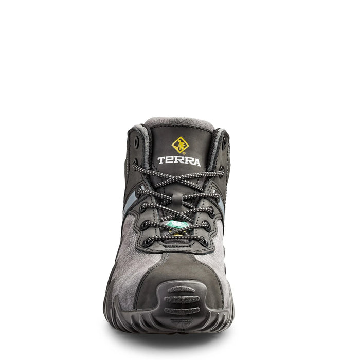 Terra® Men's Venom Mid Composite Toe Safety Work Shoe - Black - R8285B