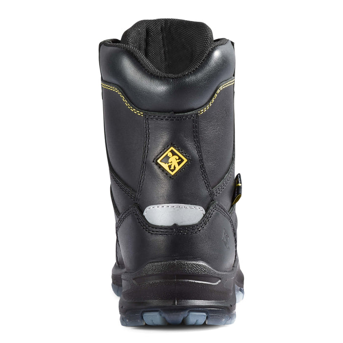 Terra® Women's Brenn 8" Composite Toe Safety Work Boot with Internal Met Guard - Black - 4NRDBK