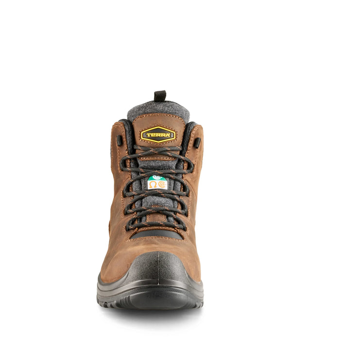 Terra® Women's Findlay 6" Waterproof Composite Toe Safety Work Boot - Dark Brown - 1319DB