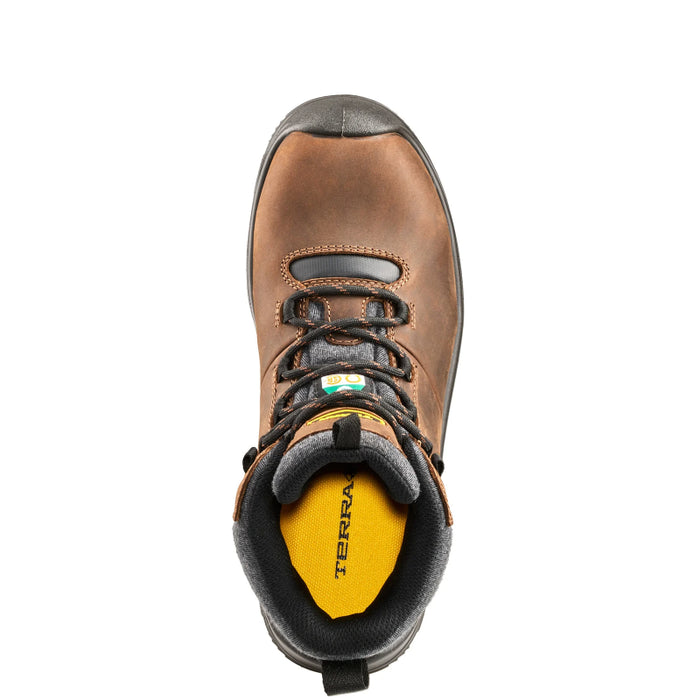 Terra® Women's Findlay 6" Waterproof Composite Toe Safety Work Boot - Dark Brown - 1319DB