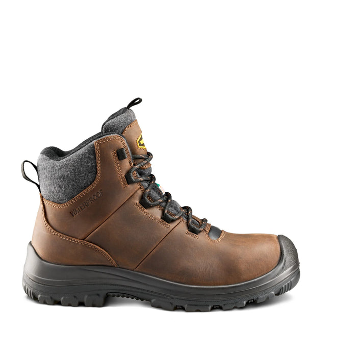 Terra® Women's Findlay 6" Waterproof Composite Toe Safety Work Boot - Dark Brown - 1319DB
