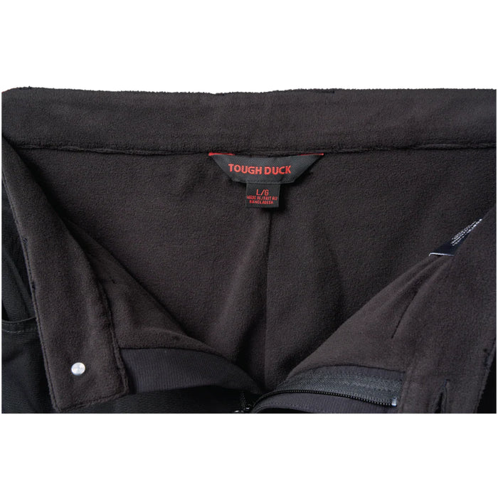 Tough Duck® Comfort-Fit Tough Flex Fleece-Lined Cargo Work Pant - Black - WP16