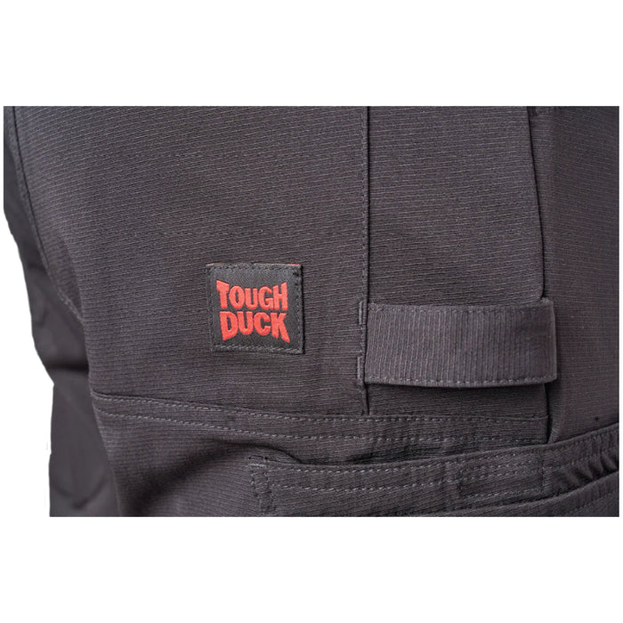 Tough Duck® Comfort-Fit Tough Flex Fleece-Lined Cargo Work Pant - Black - WP16