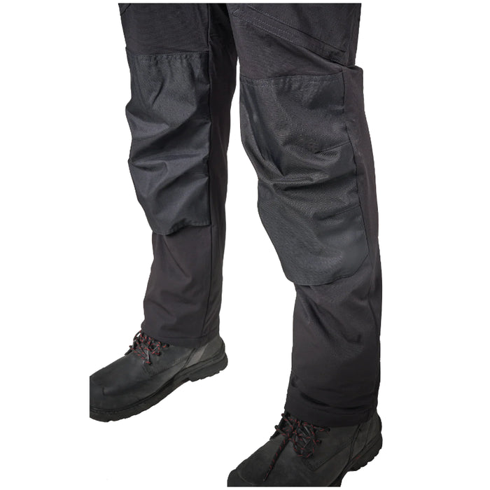 Tough Duck® Comfort-Fit Tough Flex Fleece-Lined Cargo Work Pant - Black - WP16