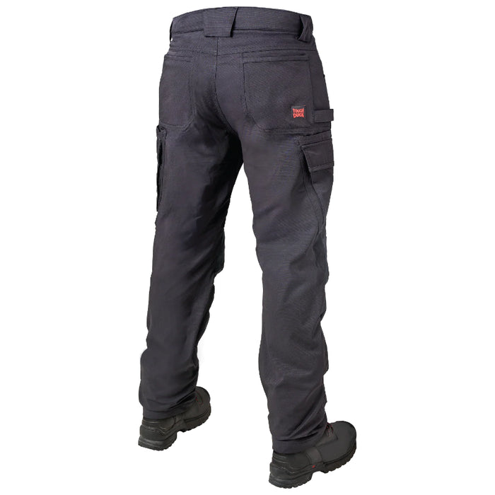 Tough Duck® Comfort-Fit Tough Flex Fleece-Lined Cargo Work Pant - Black - WP16