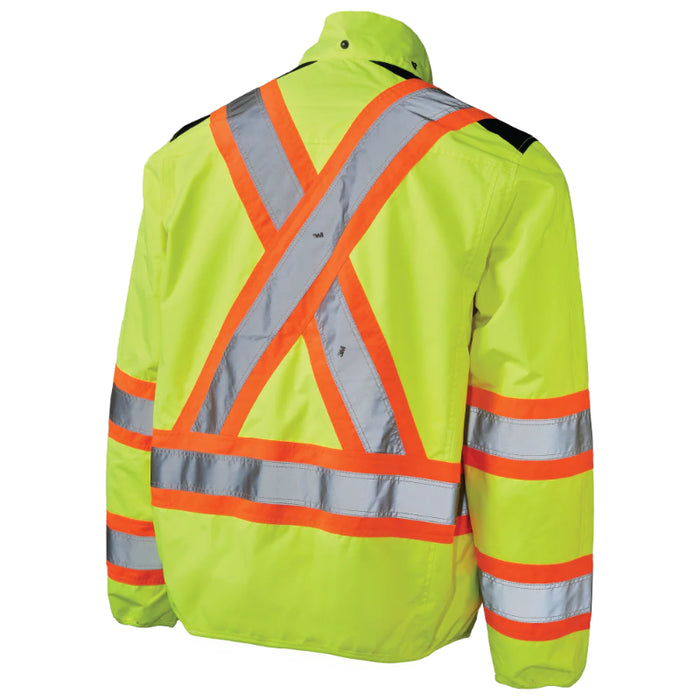 Tough Duck® Light Weight Mesh-Lined Hi Vis Safety Jacket - SJ50