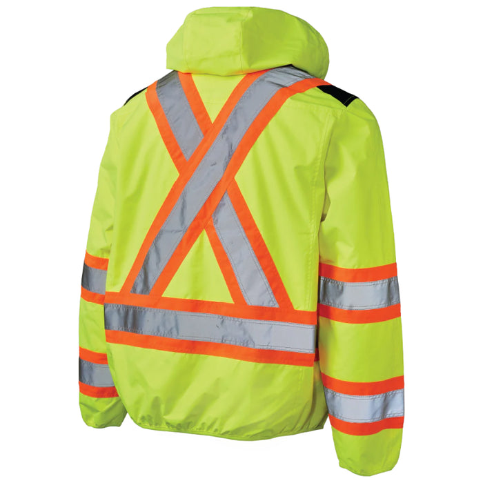 Tough Duck® Light Weight Mesh-Lined Hi Vis Safety Jacket - SJ50