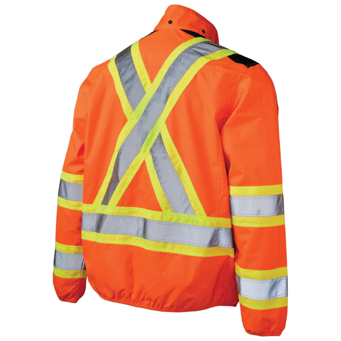 Tough Duck® Light Weight Mesh-Lined Hi Vis Safety Jacket - SJ50