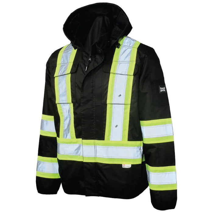 Tough Duck® Light Weight Mesh-Lined Hi Vis Safety Jacket - SJ50