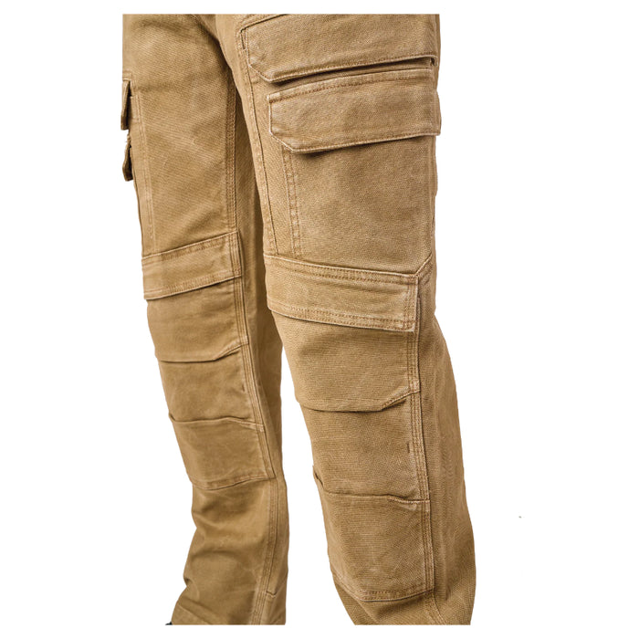 Tough Duck® Tough Flex Washed Duck Cargo Work Pant - Cedar - WP15