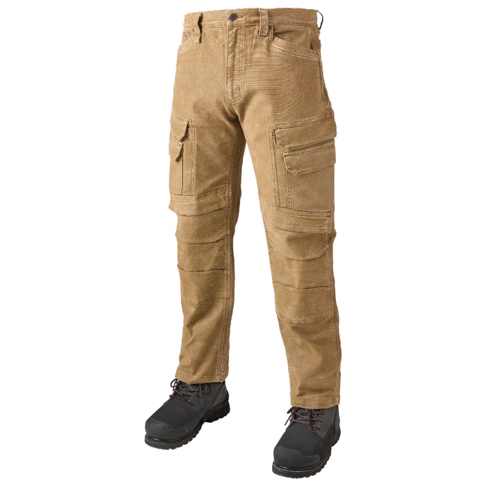 Tough Duck® Tough Flex Washed Duck Cargo Work Pant - Cedar - WP15