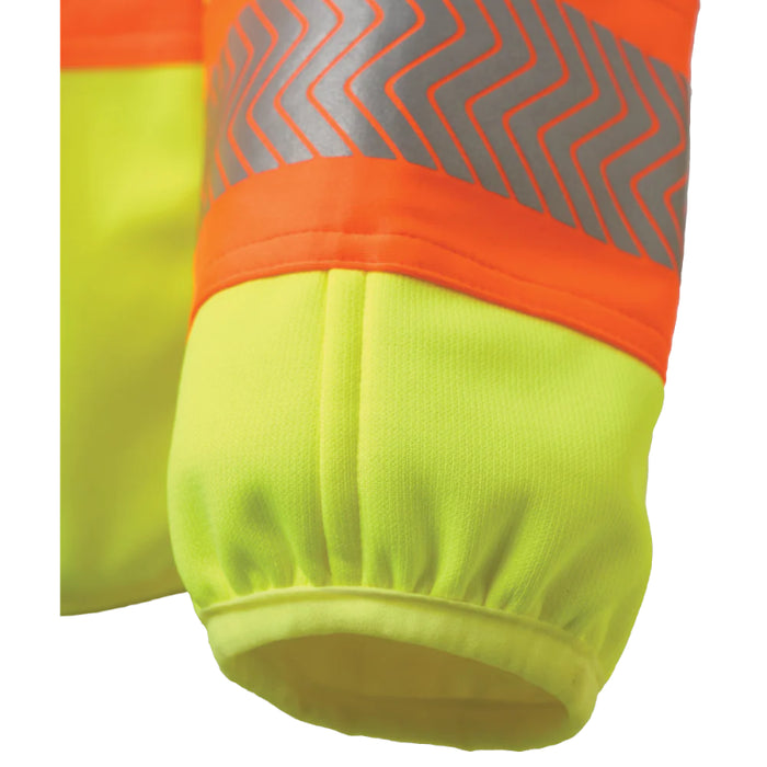 Tough Duck® Zip Font Fleece Hi Vis Safety Jacket - SJ49