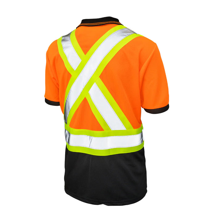 Tough Duck Birdseye Mesh Short Sleeve X - Back Safety Shirt - ST17