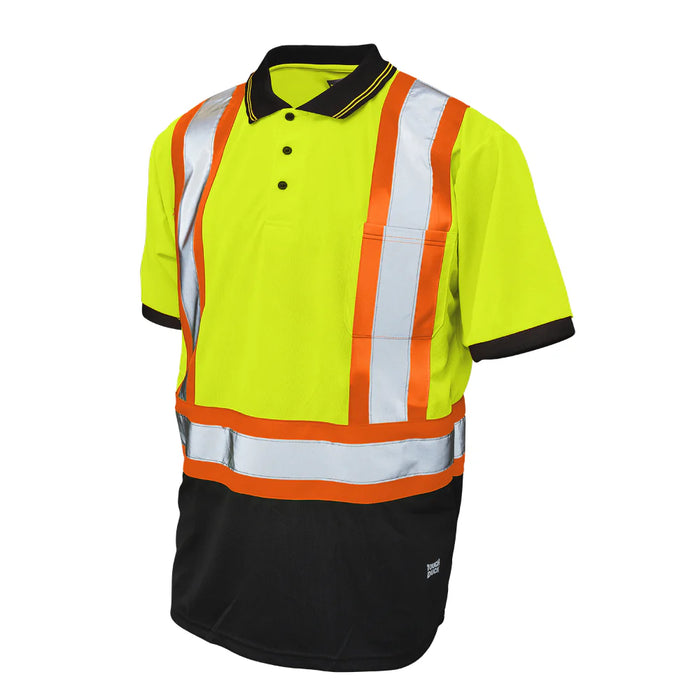 Tough Duck Birdseye Mesh Short Sleeve X - Back Safety Shirt - ST17