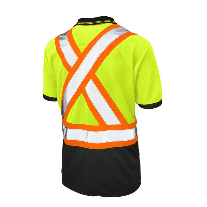 Tough Duck Birdseye Mesh Short Sleeve X - Back Safety Shirt - ST17