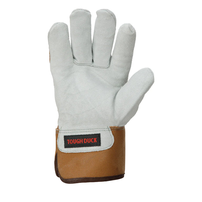 Tough Duck Cow Split Leather Fitters Glove Thinsulate - Gi66