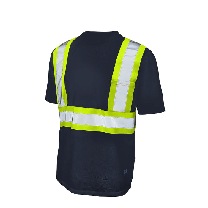 Tough Duck Hi-Vis Micro Mesh Short Sleeve Safety T-Shirt with Pocket - S392