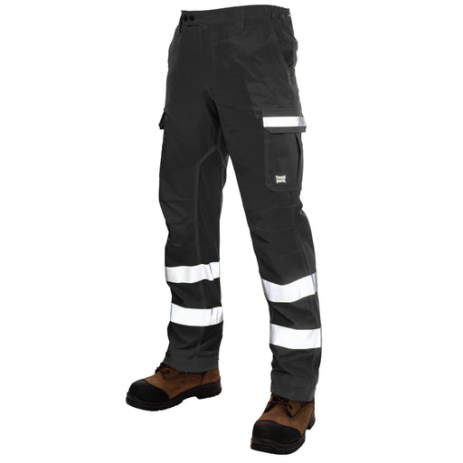 Tough Duck® Hi-Vis Relaxed Fit 4-Way Stretch Cargo Pant - CSA Compliance - SP06