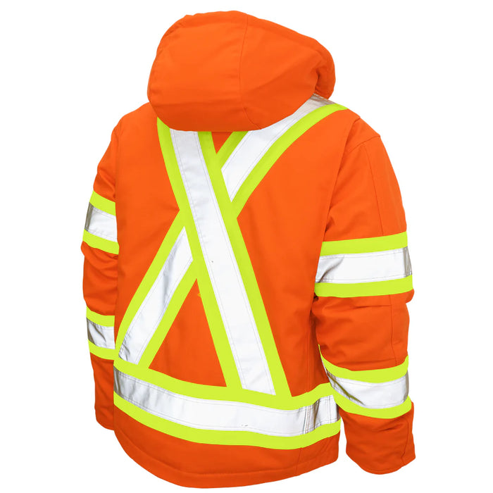 Tough Duck Hi-Vis X - Back Safety Jacket with Laydown Collar - S457