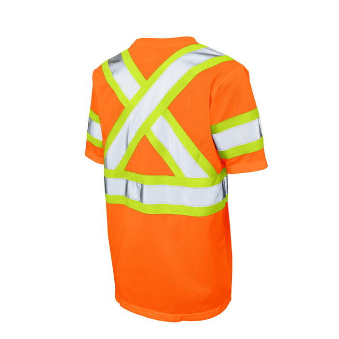 Tough Duck Hi Vis Micro Mesh Short Sleeve Safety T-Shirt - ST09