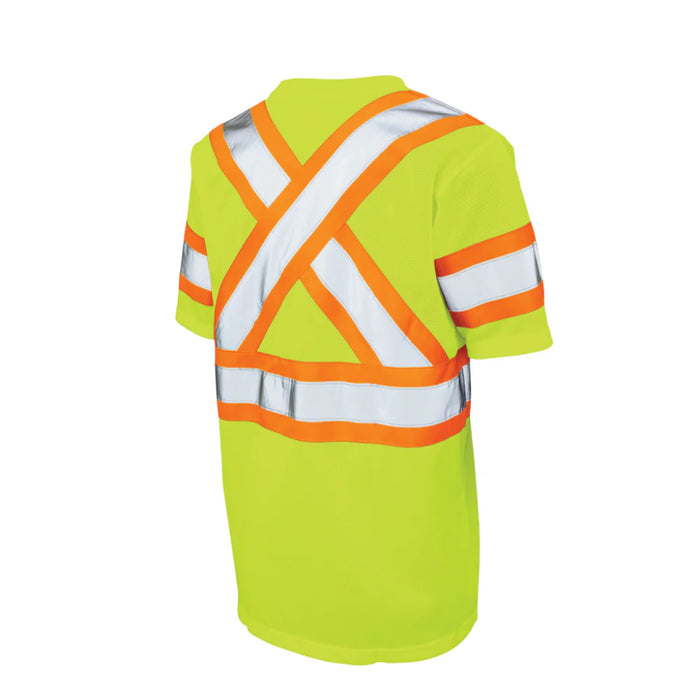 Tough Duck Hi Vis Micro Mesh Short Sleeve Safety T-Shirt - ST09