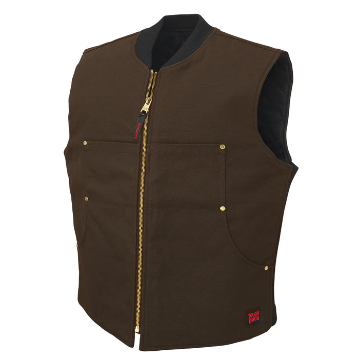 Tough Duck Moto Vest with Brass Zipper - WV04