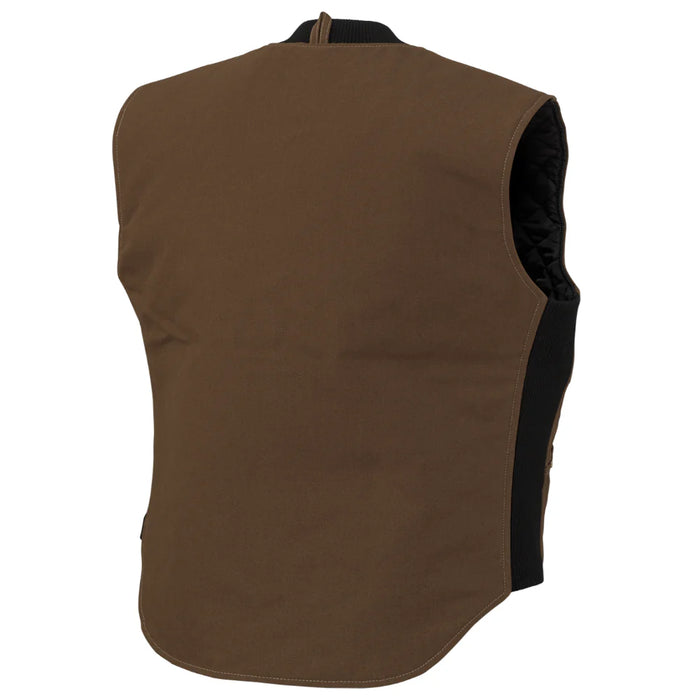 Tough Duck Moto Vest with Brass Zipper - WV04