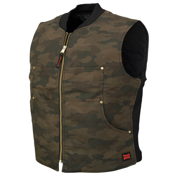 Tough Duck Moto Vest with Brass Zipper - WV04