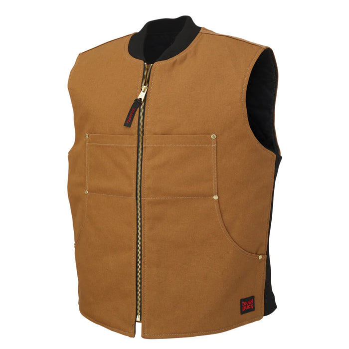 Tough Duck Moto Vest with Brass Zipper - WV04