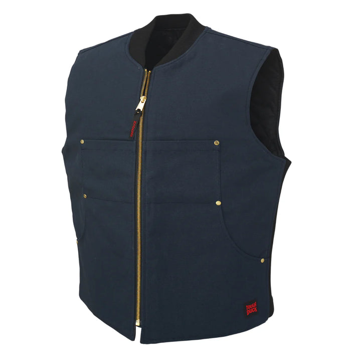 Tough Duck Moto Vest with Brass Zipper - WV04