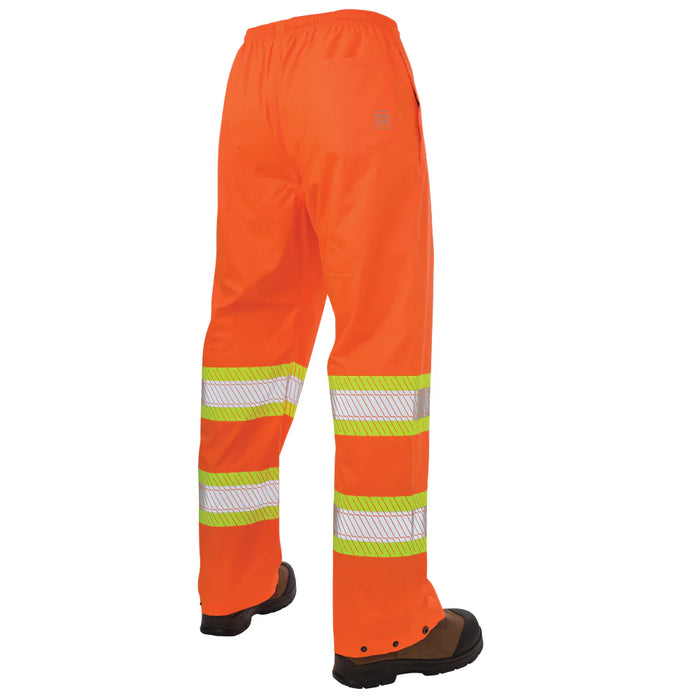 Tough Duck Pull-On Ripstop Packable Safety Rain Pant - SP02