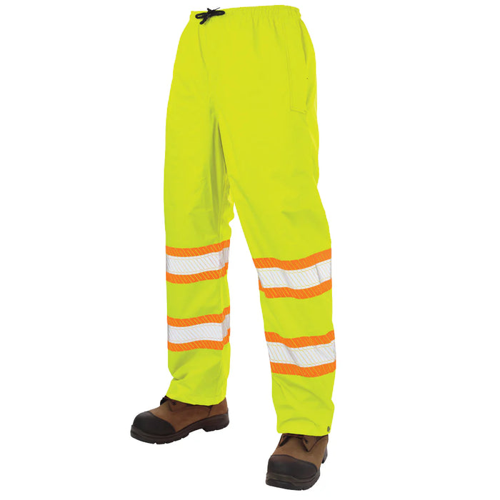 Tough Duck Pull-On Ripstop Packable Safety Rain Pant - SP02